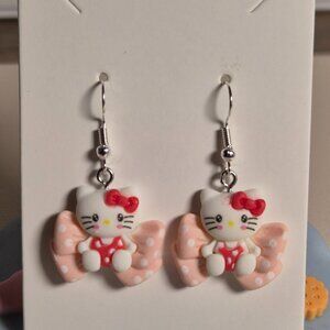 Sanrio Hello Kitty Cute Earrings Kawaii Accessories